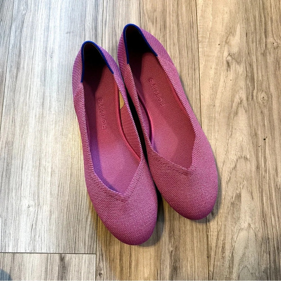 Rare Rothy’s ‘The Flat’ Limited Edition Shoes - Metallic Bloom - Picture 7 of 9